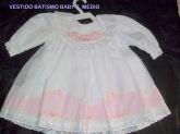VESTIDO BABY MÉDIO BATISMO ÓTIMO ESTADO