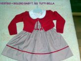 VESTIDO+BOLERO BABY GG TUTTI BELLA