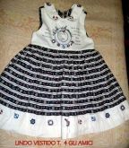 VESTIDO T. 2 ANOS GLI AMICI comprimento: 56 cm busto: 60cm r