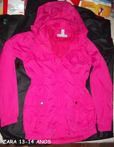 JAQUETA PINK ZARA 13-14 ANOS
