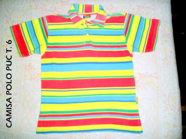CAMISA POLO PUC T. 6 comprimento: 50cm busto: 78cm