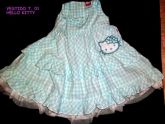 VESTIDO T. 1 ANO HELLO KITTY comprimento: 47cm busto: 50cm r