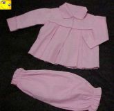 CONJ. BABY ROSA M LINDO SEM USO