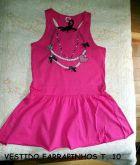 VESTIDO PINK T. 10 FARRAPINHOS