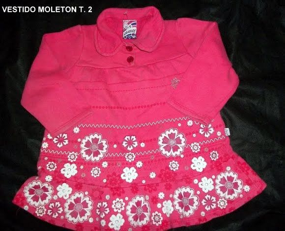 VESTIDO MOLETON ALAKAZOO T.2