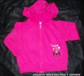 jAQUETA MOLETON PINK T. GRANDE